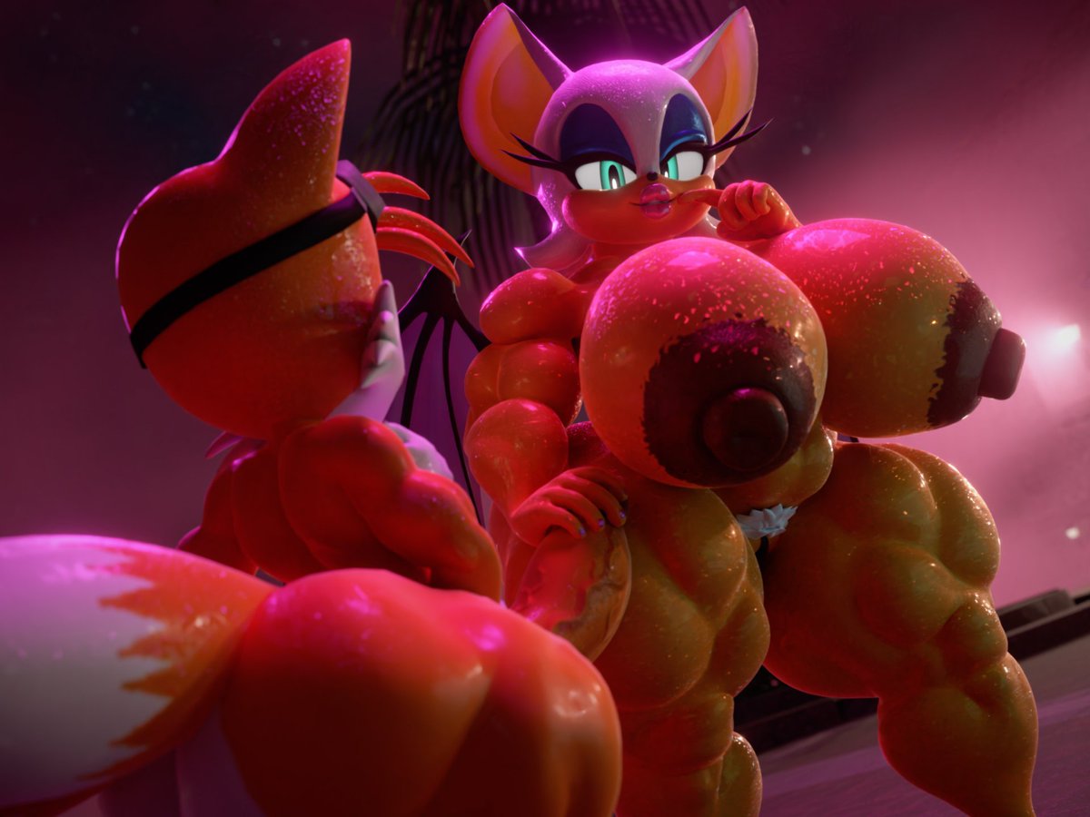 Tails x Rouge 🍑