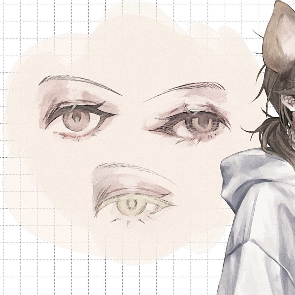 6月 久しぶりに立ち絵描いた 