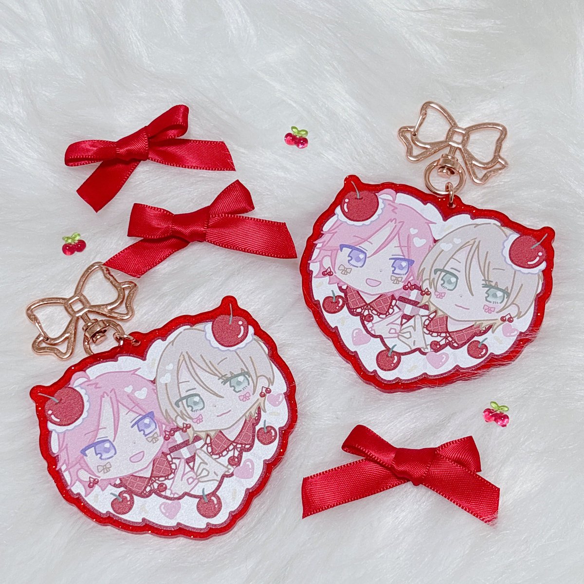 赤ラメかわいい🍒❤️