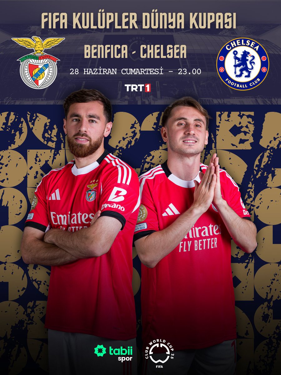 🏆 FIFA Kulüpler Dünya Kupası'nda Son 16 Heyecanı!

🇹🇷 Kerem Aktürkoğlu ve Orkun Kökçü'lü Benfica, Chelsea ile karşılaşıyor! 

🆚 Benfica - Chelsea
⏰ 23.00
📺 <a href="/trt1/">TRT 1</a>

 #FIFACWC