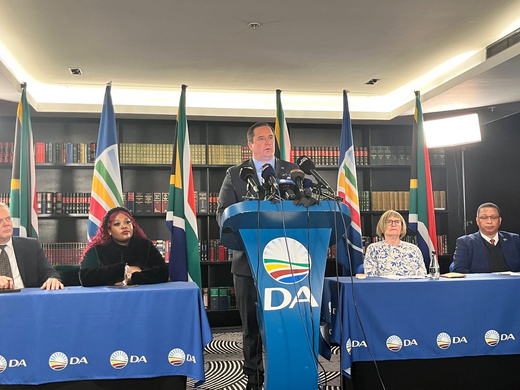 What a waste of time ,what a bunch of hypocrisy party ,calling a press conference to tell the country that they are withdrawing from the national dialogue and to tell us that they want to watch rugby <a href="/helenzille/">Helen Zille</a> <a href="/jsteenhuisen/">John Steenhuisen MP</a> <a href="/Our_DA/">Democratic Alliance</a>