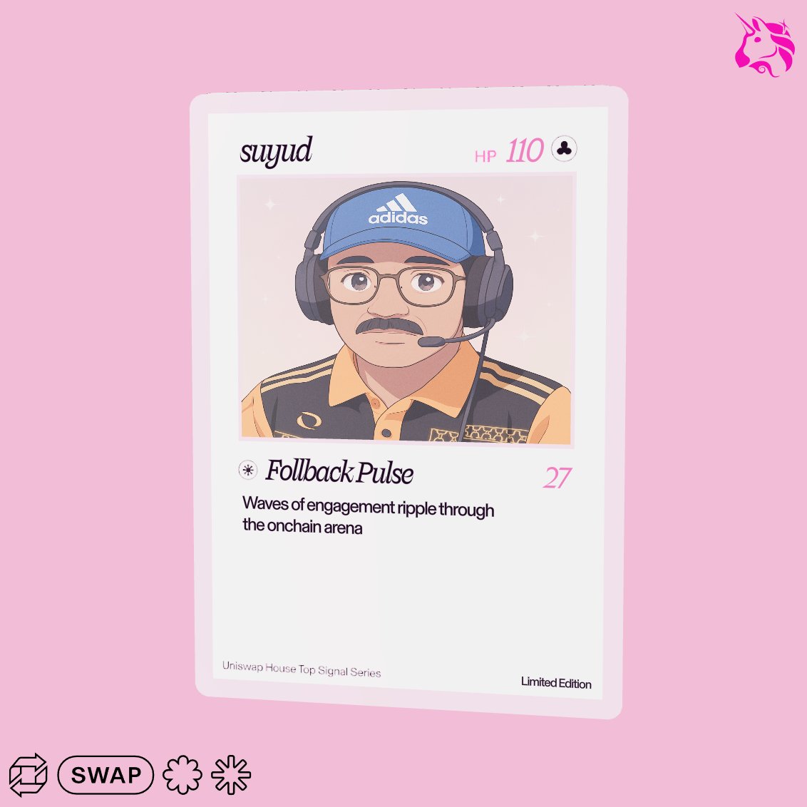 Just pulled a grail

Check out my Uniswap trading card 🦄

 [drop yours here ‒ X won't let us do it for you 😢]