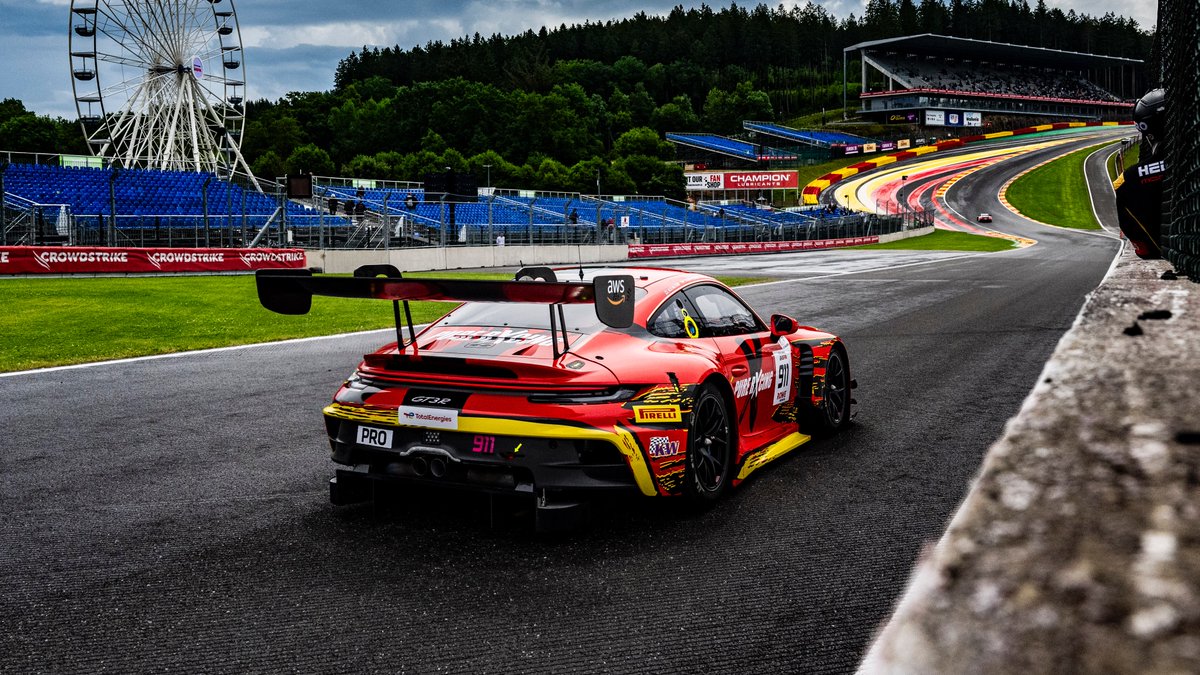 #Spa24H - 30 minutes remaining until we go racing <a href="/24HoursofSpa/">CrowdStrike 24Hours of Spa</a>! Here are the #Porsche #911GT3R starting drivers, starting with the Pro class ⬇️

Pro:
#18 - @MattCampbell22_ 🇦🇺
#22 - <a href="/AyhancanGuven/">Ayhancan Güven</a> 🇹🇷
#96 - <a href="/PicarielloCA/">Alessio Picariello</a> 🇧🇪
#911 - <a href="/ThomasPreining1/">Thomas Preining</a> 🇦🇹