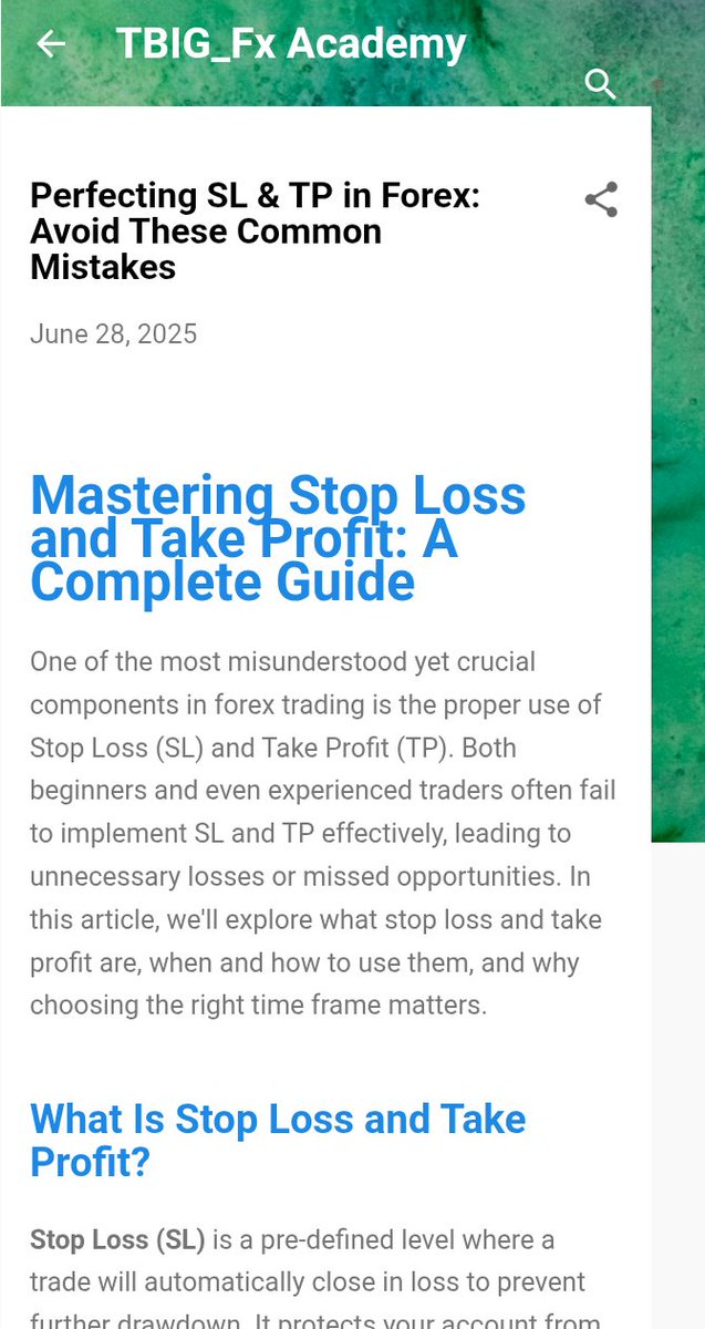 TwoboyFx's tweet image. Poor SL/TP settings = silent account killers. 💀  
Learn how to place stop-loss &amp;amp; take-profit like a pro👇  
🔗 forextradingtips2025.blogspot.com/2025/06/perfec…  
#ForexTrading #SLTP #RiskManagement #TradingTips #ForexStrategy