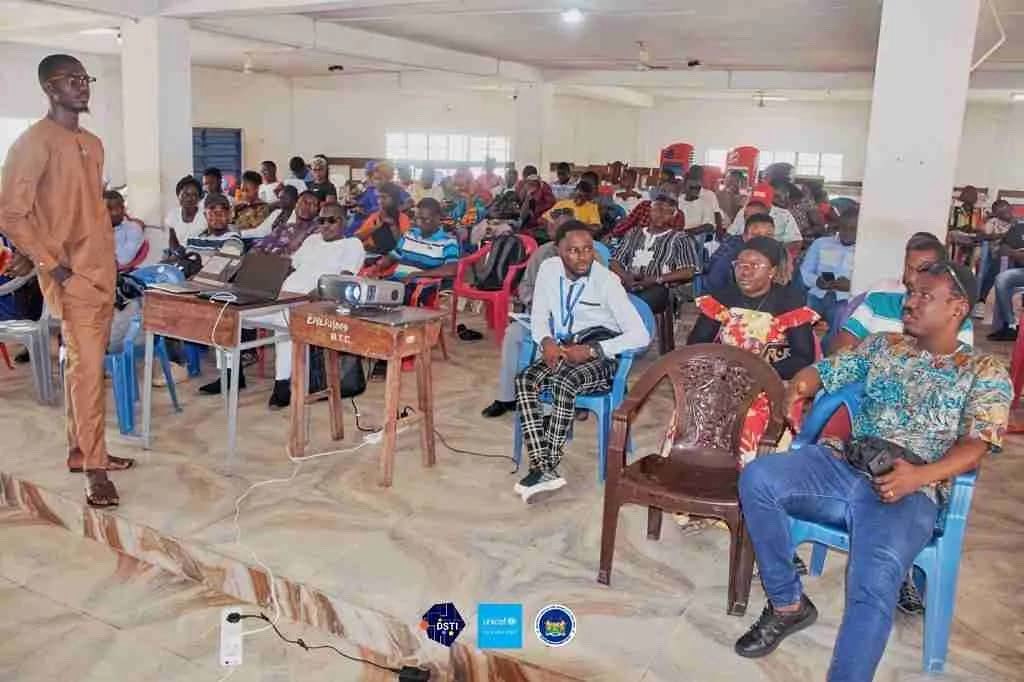 Directorate of Science, Technology & Innovation (@dstisierraleone) on Twitter photo <a href="/DSTISierraLeone/">Directorate of Science, Technology & Innovation</a> in partnership with <a href="/UNICEFSL/">UNICEF Sierra Leone</a>, <a href="/MoCTI_SL/">Ministry of Communication, Tech and Innovation</a> and <a href="/ChristexFndn/">Christex Foundation 🔥🇸🇱</a>, has successfully concluded a nationwide series of Digital Public Goods (#DPG) workshops in Kenema (ETU), Makeni (EBKU), and Freetown (IPAM). These workshops brought together students, lecturers, <a href="/DSTISierraLeone/">Directorate of Science, Technology & Innovation</a> in partnership with <a href="/UNICEFSL/">UNICEF Sierra Leone</a>, <a href="/MoCTI_SL/">Ministry of Communication, Tech and Innovation</a> and <a href="/ChristexFndn/">Christex Foundation 🔥🇸🇱</a>, has successfully concluded a nationwide series of Digital Public Goods (#DPG) workshops in Kenema (ETU), Makeni (EBKU), and Freetown (IPAM). These workshops brought together students, lecturers,