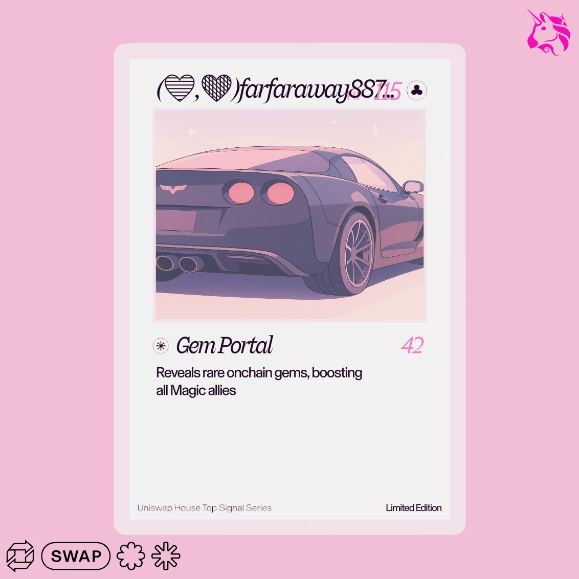 Just pulled a grail

Check out my Uniswap trading card 🦄

 [drop yours here ‒ X won't let us do it for you 😢]