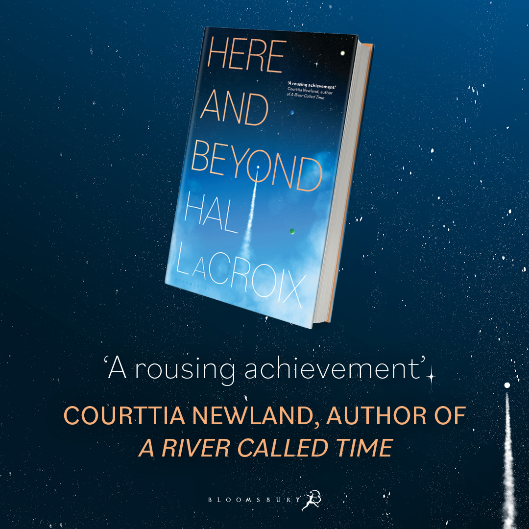 BloomsburyBooks's tweet photo. Life on Earth is history.
Now Shipworld holds the future of humanity.
Embark on the journey of #HereandBeyond, the imaginative new novel from Hal LaCroix – and the epic voyage towards a planet holding humanity's last hope.
Out in hardback, ebook and audiobook on July 3rd 🚀 https://t.co/iScJje9FCF