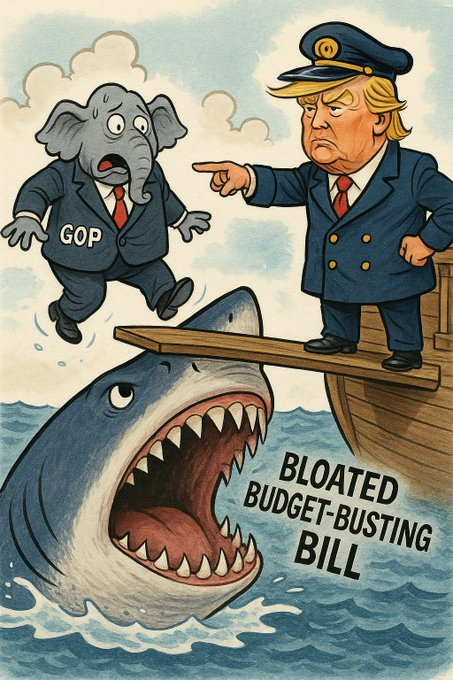 Republicans Push Forward With Deeply Unpopular Bill politicalwire.com/2025/06/27/rep… via <a href="/politicalwire/">Taegan Goddard</a>