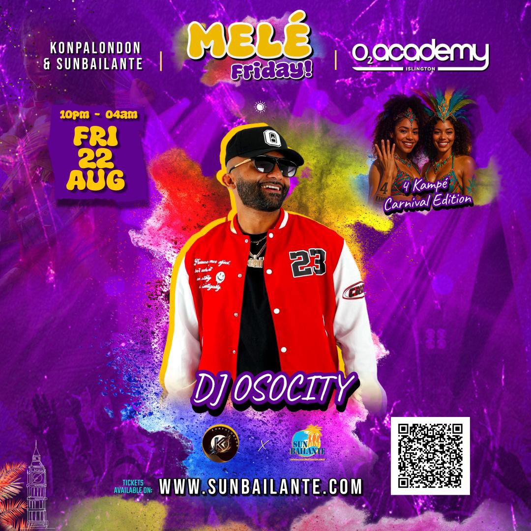 <a href="/osocity/">streamtech gmail</a> IS BACK IN LONDON🥳🍾🎊 4..

🎭Melé Friday! 2025: 4 Kampé – Carnival Edition 🇭🇹🇬🇧 London, UK📍 BIG NAMES in the Line-up coming up sooon🤐🤫😉
.
🎟️Melé Friday! 2025
📍O2 Academy Islington, London UK
📆 Fri 22nd Aug 2024
⏰ 10pm - 4am

🚀 BY <a href="/konpalondon/">KonpaLondon</a> and <a href="/sunbailante/">Sun Bailante</a>