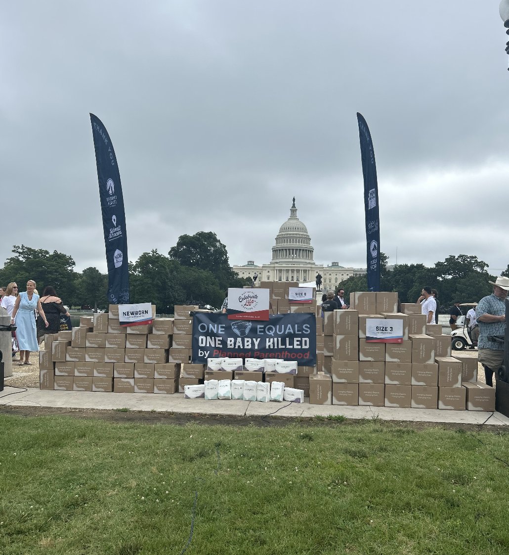 The National Celebrate Life RALLY &amp; Nation’s Largest Diaper Drive to Defund Planned Parenthood is starting NOW!

WATCH LIVE: CelebrateLifeWeekend.org/Livestream
