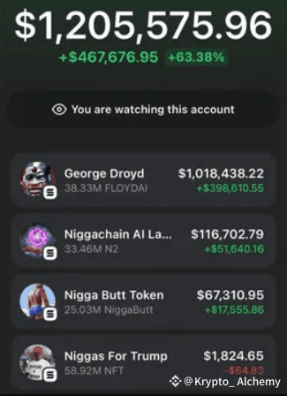 Turning $300K into $1M sounds like a win...
Until greed steps in.

Someone ran $300K up to over $1M on $TRUMP.
But wanted to double it —
and lost 83% chasing more.

Everyone knows how to enter.
Very few know when to exit.

Take your profit.
Or the next trader will —
right on your