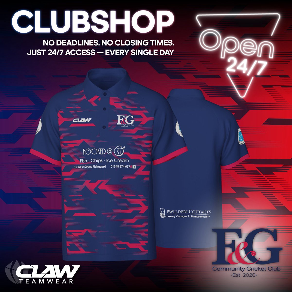 Picton Sports Ltd. (@pictonsports) on Twitter photo ๐ The <a href="/FandGCCC/">Fishguard & Goodwick CCC</a> (Fishguard and Goodwick CCC) Club Shop is now LIVE!
Order your gear online today โ fast, easy, and delivered to your door. ๐๐ฆ
And yepโฆ itโs open forever ever. ๐ ๐ The <a href="/FandGCCC/">Fishguard & Goodwick CCC</a> (Fishguard and Goodwick CCC) Club Shop is now LIVE!
Order your gear online today โ fast, easy, and delivered to your door. ๐๐ฆ
And yepโฆ itโs open forever ever. ๐
