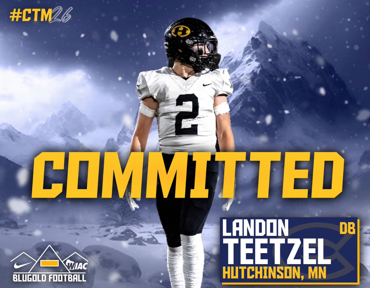 Landon Teetzel (@teetzellandon) on Twitter photo 1000% Committed! Blessed To Be In The Position I Am Today, Thank You Lord For Everything. Thank You <a href="/CoachGrayvold/">Brady Grayvold</a> And The Entire Blugold Staff For Making This Possible! #AGTG #Committed 1000% Committed! Blessed To Be In The Position I Am Today, Thank You Lord For Everything. Thank You <a href="/CoachGrayvold/">Brady Grayvold</a> And The Entire Blugold Staff For Making This Possible! #AGTG #Committed