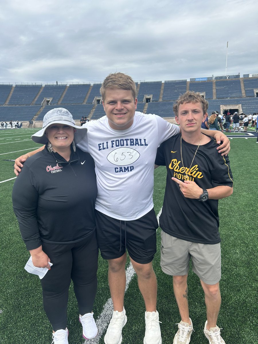 Jett (@jettphillips55) on Twitter photo Blessed to say that after a great conversation with <a href="/CoachSmith67/">Roseanna Smith</a> and <a href="/coopsiud/">Cooper Siudak</a> I have received my first offer from Oberlin College! Looking forward to visiting their campus and camp in a few weeks!
<a href="/ArvieCrouch1/">HC Arvie Crouch</a> <a href="/bbridges094/">Brandon Bridges</a> Blessed to say that after a great conversation with <a href="/CoachSmith67/">Roseanna Smith</a> and <a href="/coopsiud/">Cooper Siudak</a> I have received my first offer from Oberlin College! Looking forward to visiting their campus and camp in a few weeks!
<a href="/ArvieCrouch1/">HC Arvie Crouch</a> <a href="/bbridges094/">Brandon Bridges</a>