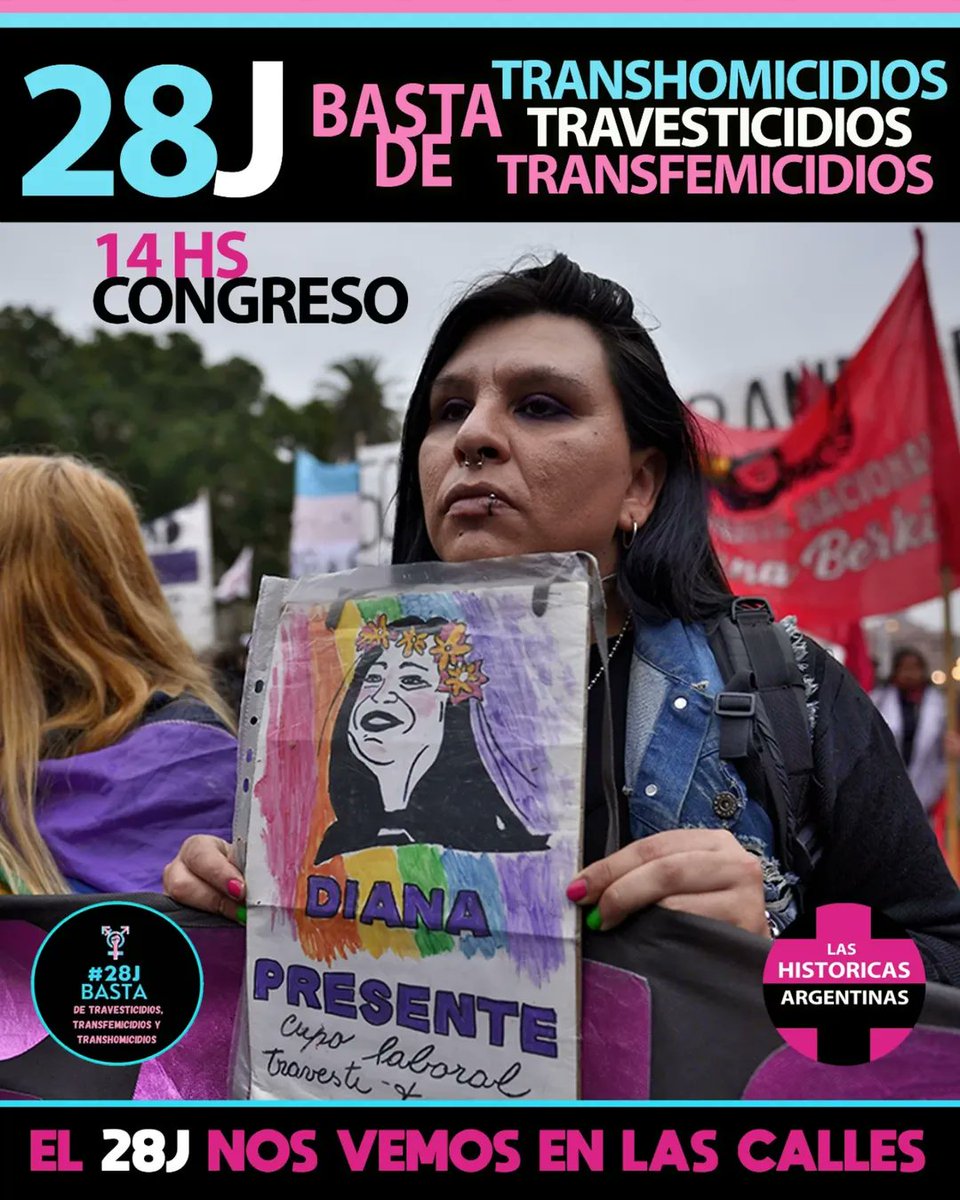 Un nuevo #28J en las calles...

Hoy #28J movilización y festival en Plaza Congreso para celebrar nuestras existencias Travestis y Trans con un escenario plagado de artistas LGBTIQNB+

🌟Te esperamos desde las 14 Hs
💪✨Venite a disfrutar del solcito🌹