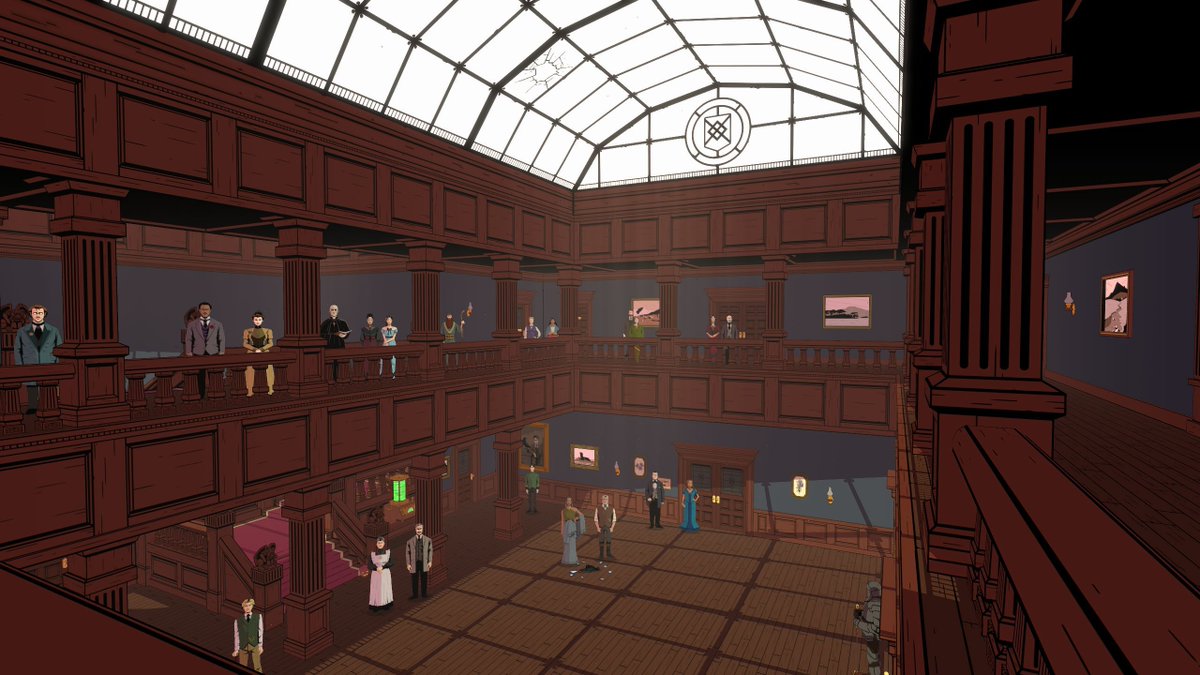 BlakeManorGame's tweet image. Blake Manor, despite it's remote location, has many guests. Attracted by the grand séance. Any one of them could be behind the mysterious disappearance of Evelyn Deane...