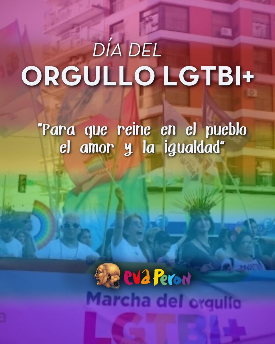agevaperonof's tweet image. Día internacional del Orgullo LGBTI+ 🏳️‍🌈🏳️‍⚧️

Hoy participamos de la Expo Avellaneda Orgullosa.

Celebramos la lucha de compañerxs, quienes tuvieron que resistir y lograron conquistas de derechos con gobiernos nacionales y populares.