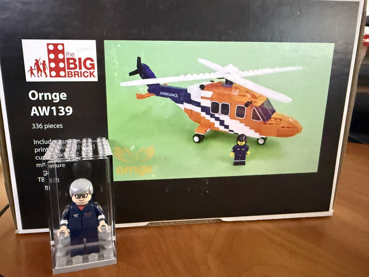 Thanks <a href="/legocopgta/">Lego Cop in GTA</a> for visiting <a href="/ornge/">Ornge</a> and for this amazing Lego figure! Perfect birthday gift from my brother Harold who has an extensive collection from his police services. Grateful to <a href="/ornge/">Ornge</a> comms team for supporting the tour for Daniel and sourcing the matching AW139s!