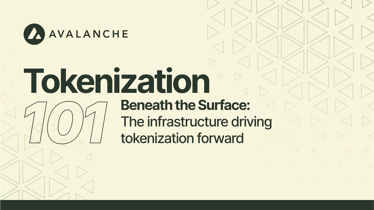 1/ Real World Assets (RWAs) are going on-chain

From real estate in India to property records in the U.S. <a href="/avax/">Avalanche🔺</a> 🔺️ is quietly powering a revolution that blends the physical world with blockchain.

Let’s explore how RWA tokenization on Avalanche is changing everything 
🧵👇