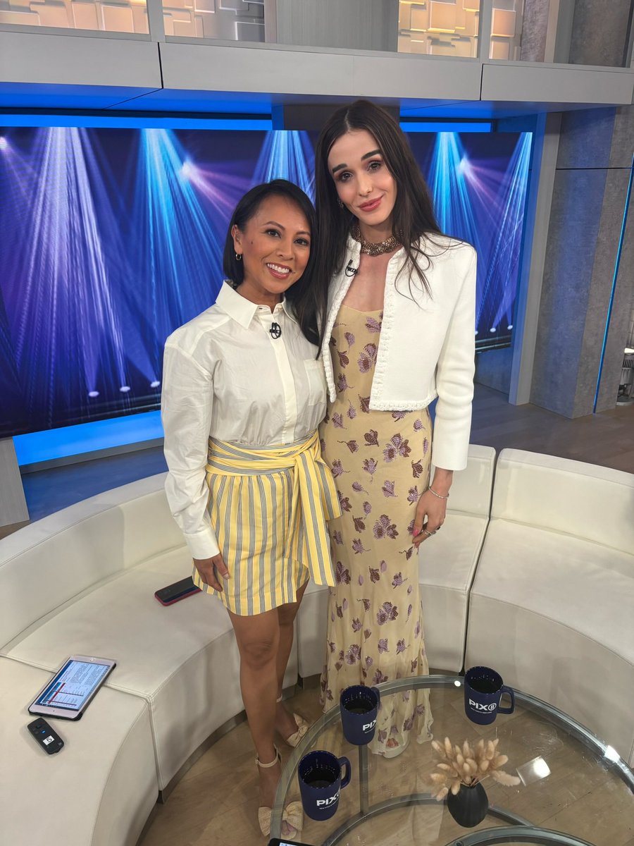 ✨LIVE ON PIX11✨
This morning I had the incredible honor of joining @pix11news live in-studio to talk about my new play LILI/DARWIN — opening August 2 at @thetanknyc.

Thank you to anchors Dan Mannarino and Hazel Sanchez for the warm welcome and thoughtful conversation. I’m so