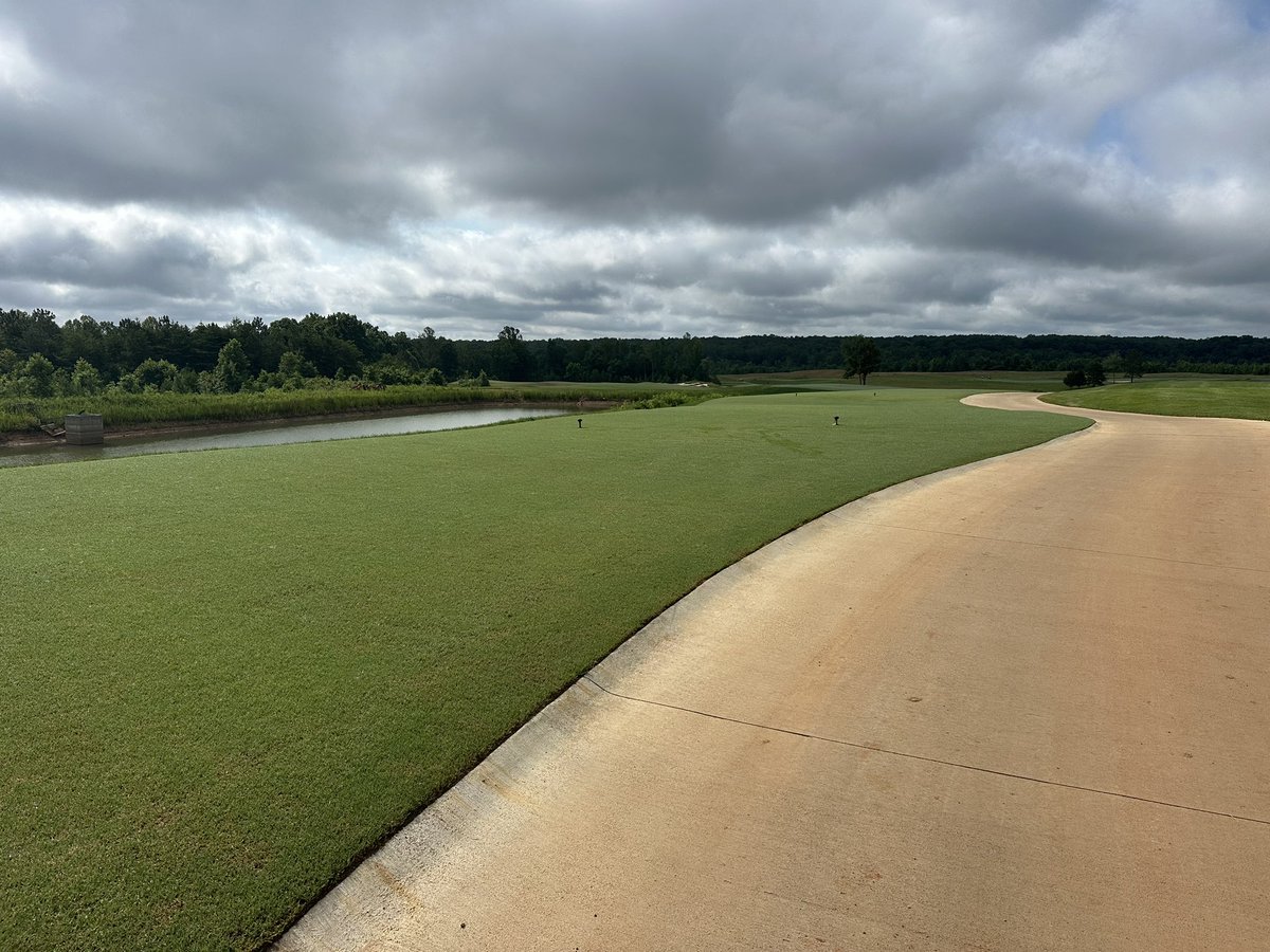 New tee complexes for hole #1 coming in nicely