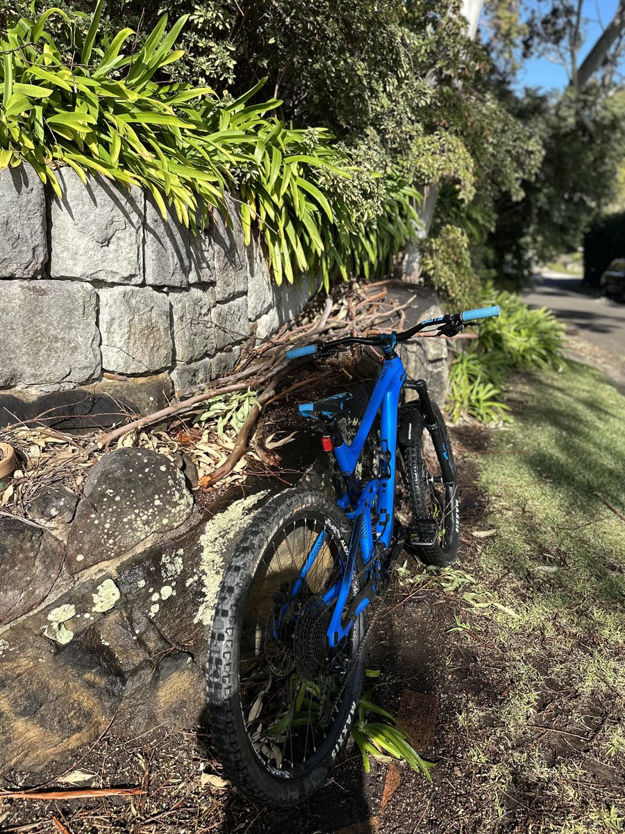 timthebeastpl's tweet photo. Gave my Giant Reign a hose down after yesterday’s muddy trail ride. Went down a few tricky drops which was a lot of fun 🤘🏻🤘🏻🤘🏻🤘🏻
#mtb #mtblife #giantbicycles #rockshox #deitycomponents #Mountainbike #maxxis #maxxismtb https://t.co/hxnz55rtnB