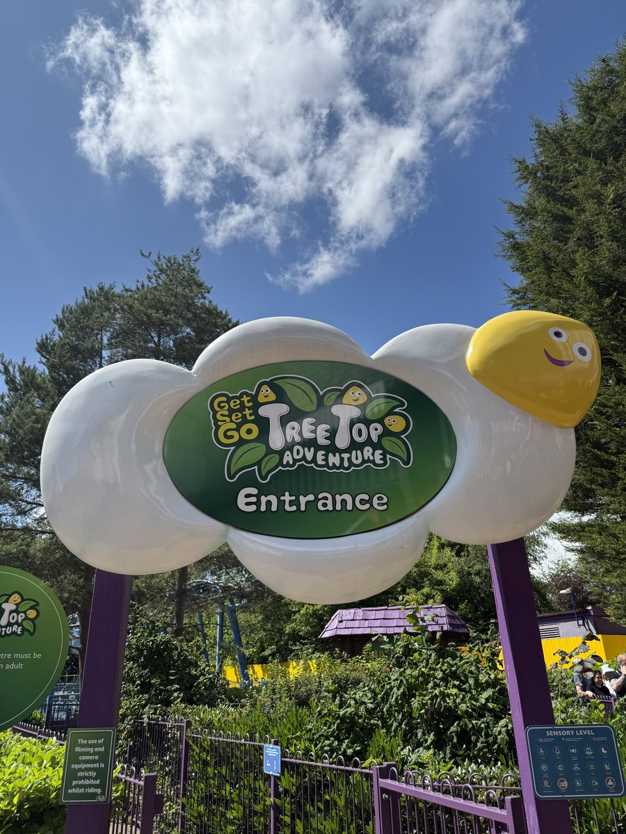 Over in CBeebies Land, Get Set Go Tree Top Adventure has re-opened early after having its track re-routed in anticipation of the new coaster project for 2026. A new sign has been added which states "The use of filming and camera equipment is strictly prohibited whilst riding".
