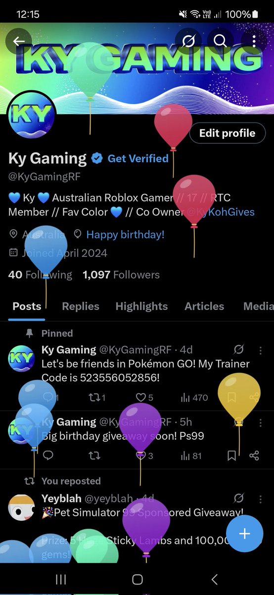 OMG I am old now! 18 now!