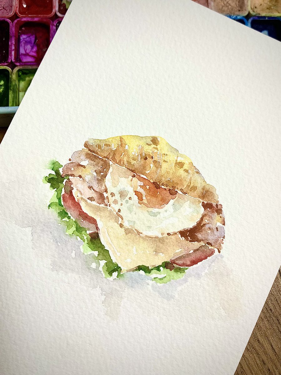 DingpingCn's tweet image. 明日はこれを食べよう。
#watercolorpainting #art #watercolor #watercolorart #drawingart #水彩画