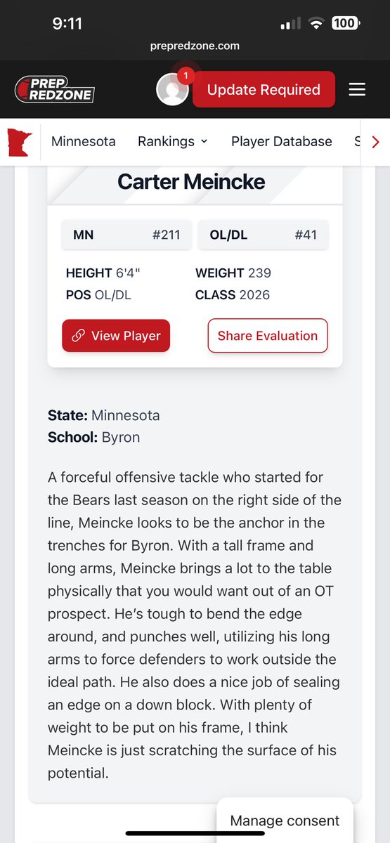 Carter Meincke (@cartermein5907) on Twitter photo Thanks <a href="/MNFBSpotlight/">MNFootballSpotlight</a> and <a href="/PrepRedzone/">Prep Redzone 🏈</a> for the pre season write up! Looking forward to this fall
<a href="/ByronMNFootball/">Byron Bears Football</a>
<a href="/CoachHalder/">Ben Halder</a> Thanks <a href="/MNFBSpotlight/">MNFootballSpotlight</a> and <a href="/PrepRedzone/">Prep Redzone 🏈</a> for the pre season write up! Looking forward to this fall
<a href="/ByronMNFootball/">Byron Bears Football</a>
<a href="/CoachHalder/">Ben Halder</a>