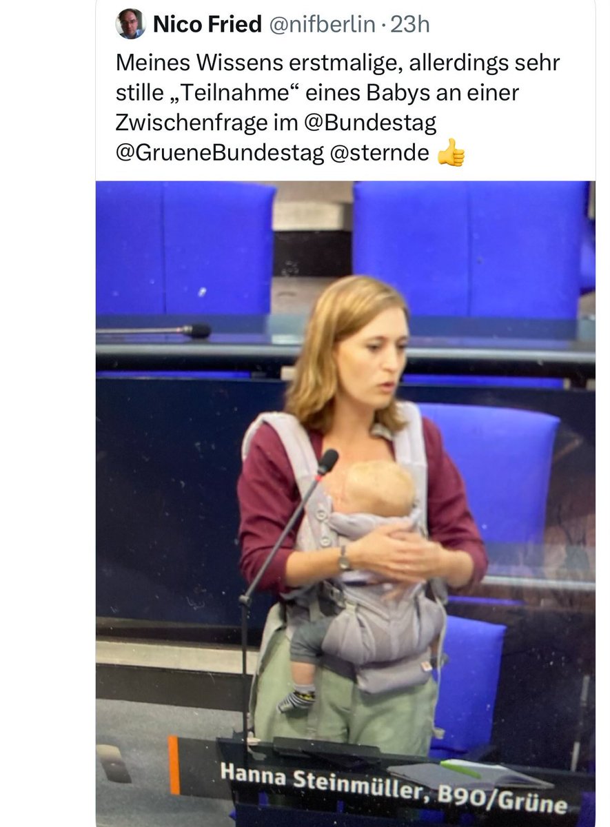 Kurze Hosen, bunte Klamotten, jetzt noch Babys. Ist der deutsche Bundetag ein Freizeittreff? Da muss doch Dresscode herrschen.
