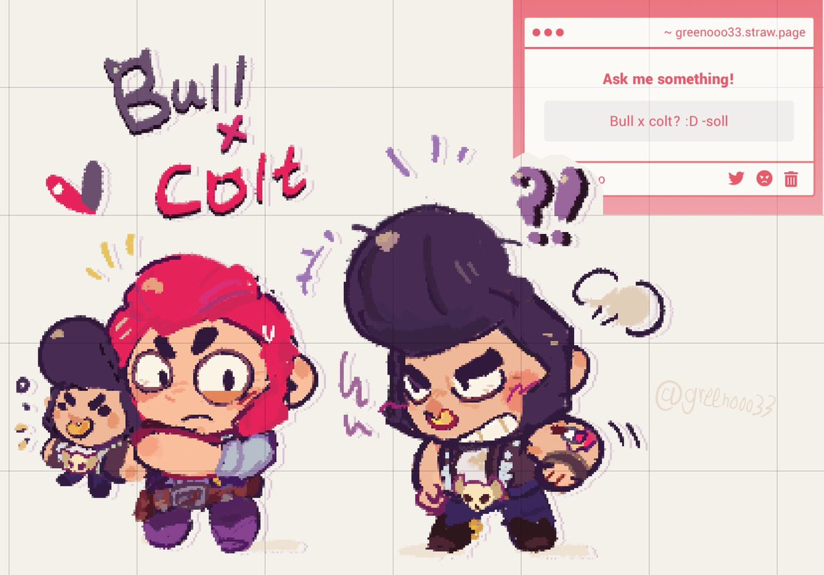 greenooo33's tweet photo. One ship!
Jajaja……I colored it, cause this is my first time drawing Colt, I think it very meaningful ❤️🩶
#BullColt #ColtBull https://t.co/aIy9lfGcTU