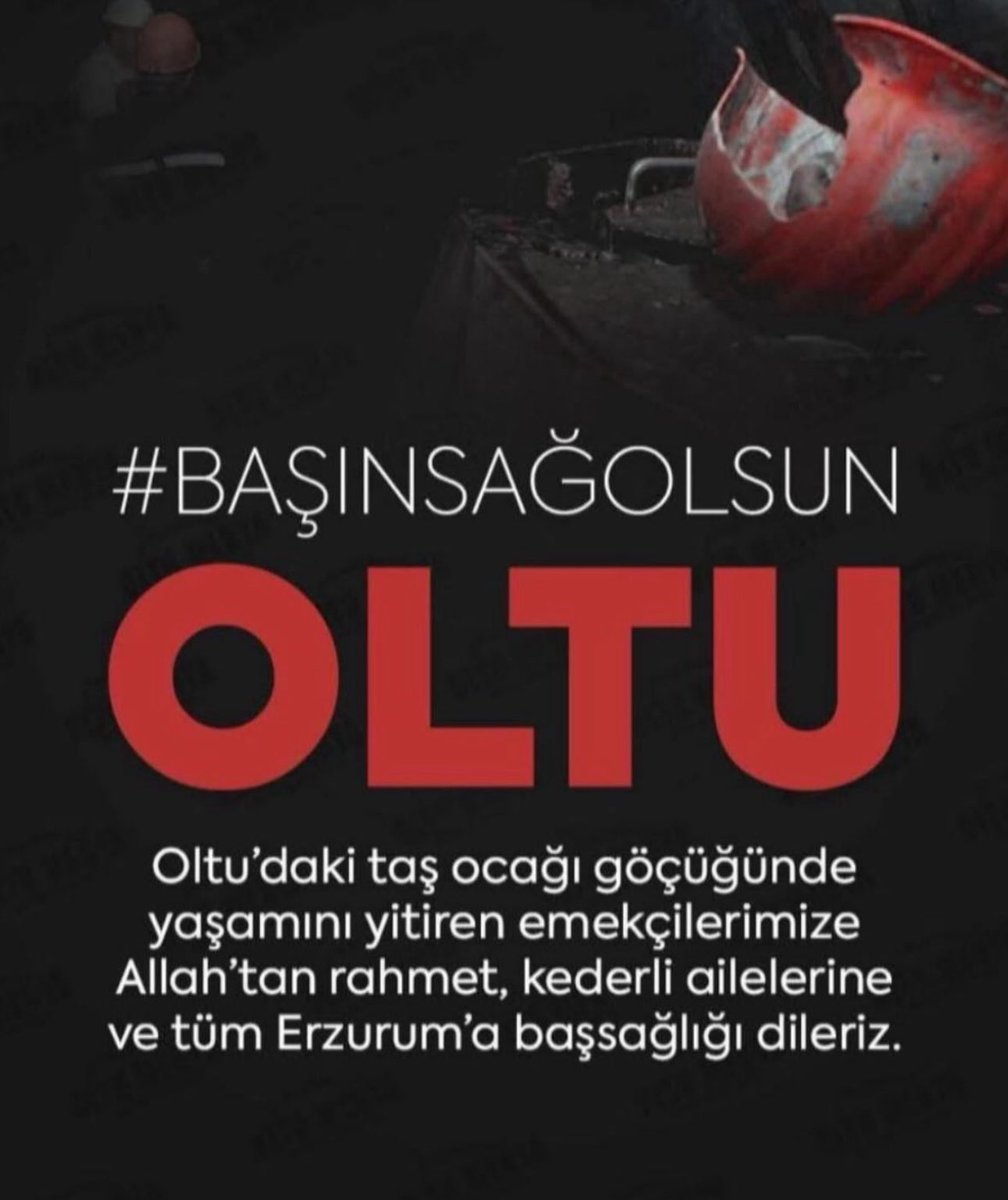 Başımız sağolsun

#oltu