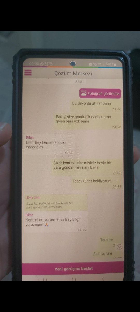 emiirs's tweet photo. @RinaSosyal
Parami lütfen yatirin. Sahtekarlik yapmayin... https://t.co/Cif3obkubF