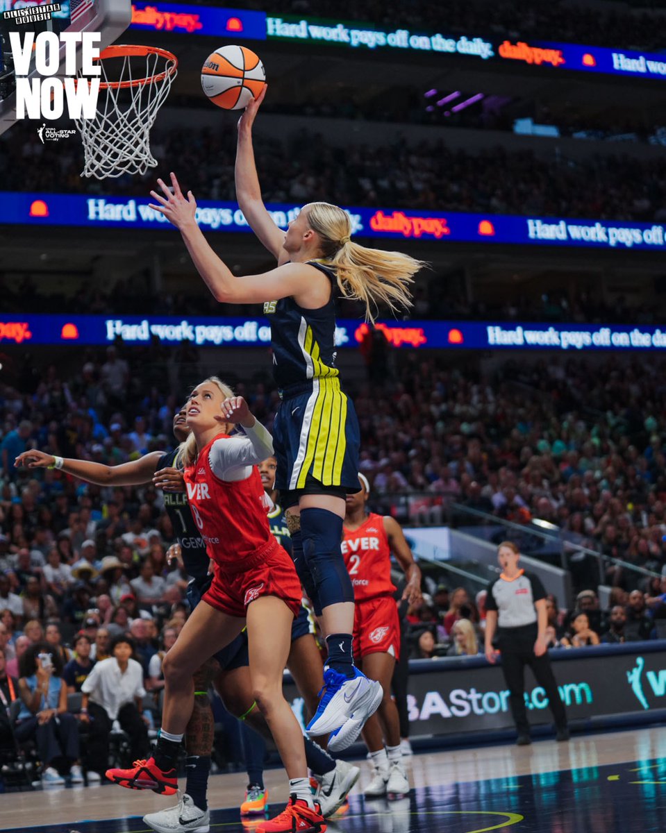 Last night, Paige Bueckers became the first player in league history to record a game with 25+ points, 5+ assists, 2+ steals, 2+ blocks and zero turnovers ✅

💫Today is the last day to vote Paige into the 2025 WNBA All-Star game in Indy: on.nba.com/3TdL6XV
