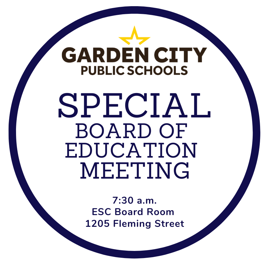 The USD #457 Board of Education will meet Monday, June 30 at 7:30am in a special meeting in the Educational Support Center Board Room. Agenda information can be found at meetings.boardbook.org/Public/Organiz…
