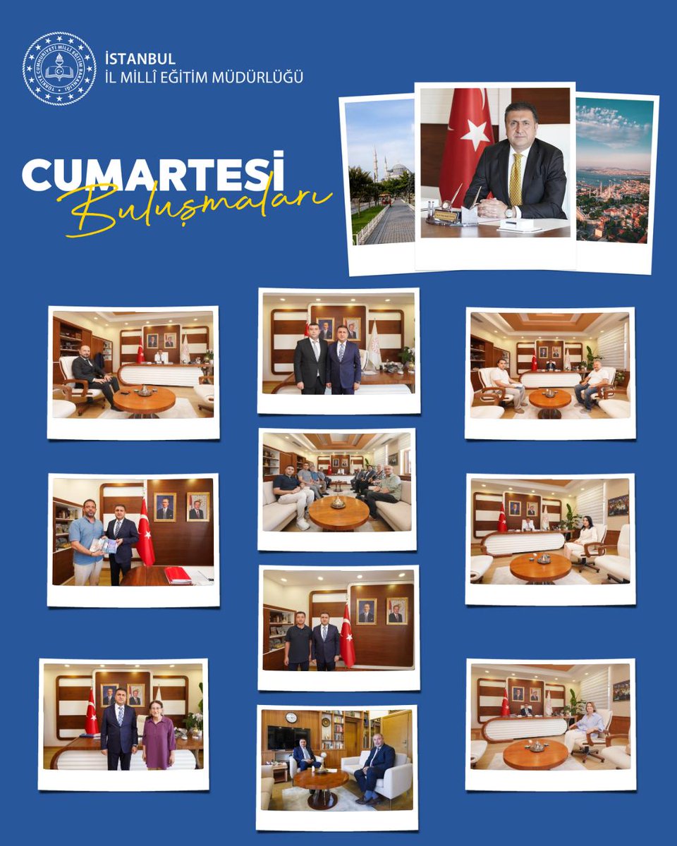 🔷️ Öğretmenlerimiz, eğitim yöneticilerimiz, akademisyenlerimiz, velilerimiz ve sivil toplum temsilcilerimizle bir araya geldiğimiz; eğitimde katılımcı yönetişim anlayışını esas alan verimli bir "Cumartesi Buluşması" gerçekleştirdik.

<a href="/tcmeb/">Millî Eğitim Bakanlığı</a> <a href="/Yusuf__Tekin/">Yusuf Tekin</a> 
<a href="/MucahitYentur/">Murat Mücahit Yentür</a>