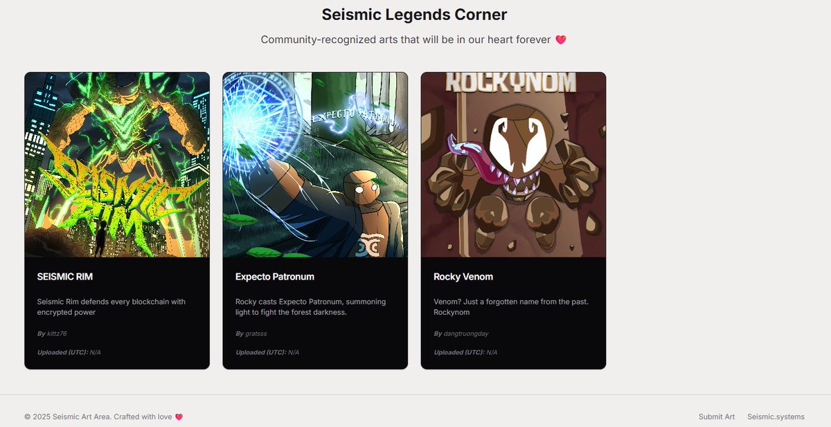 Congratulations to the winners of Rocky Wood, the first contest from Art Area! 🔥

Your artworks will now live forever in the Legends Corner! <a href="/kittzz76/">kittz.ip</a> <a href="/gratss31/">gratss</a> <a href="/dangtruong4421/">WeJin</a> 

A big thank you as well to everyone who created amazing pieces but didn’t make it into the top 3 —