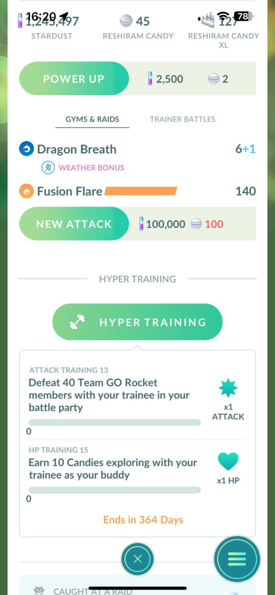 Bottle capped this one, reshiram being one of my favorite legendaries and would LOVE a shundo!!🤩

Who did you bottle cap?

#Pokemongo #PokemonGOFest2025