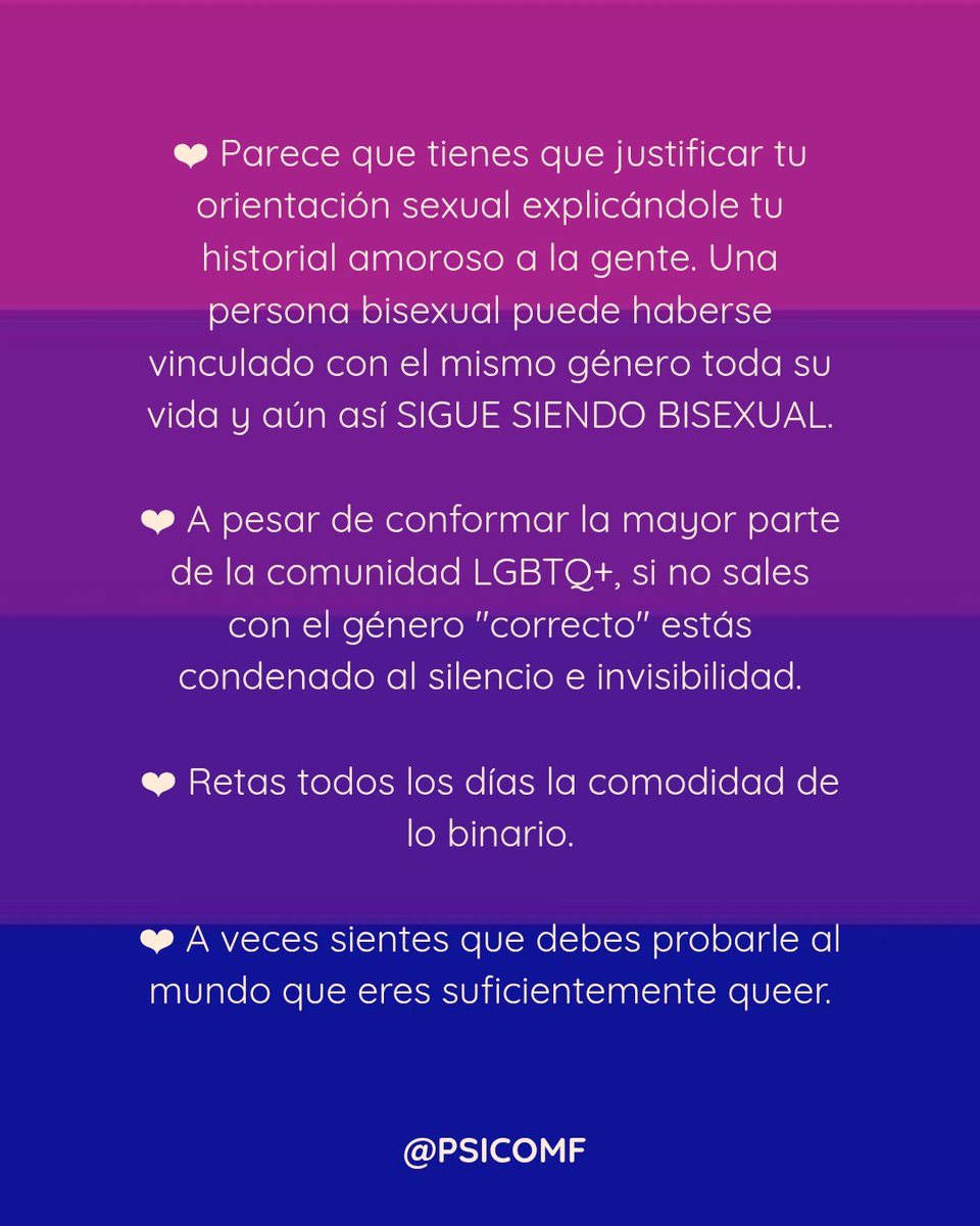 🩷💜🩵 HAPPY #PRIDE MY LOVES!!! 🩷💜🩵
#SaludMental
<a href="/psicopallevar/">Psicoterapia para Llevar</a>