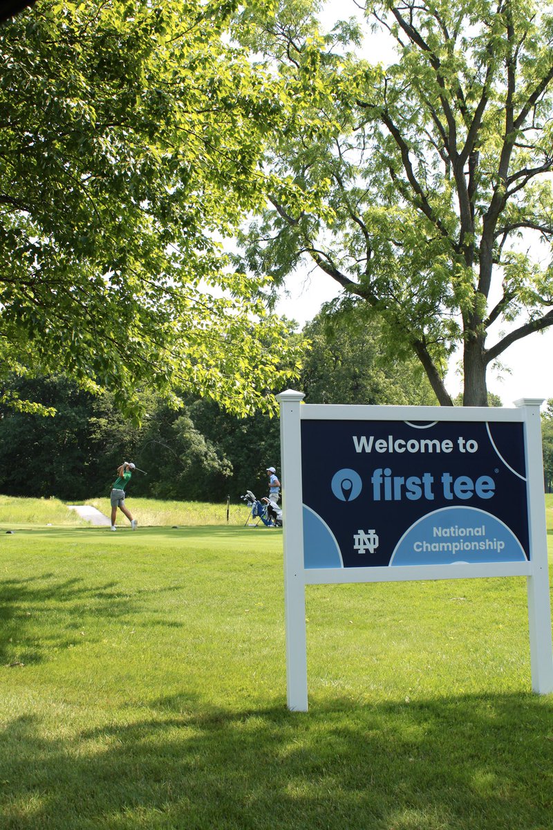 WarrenGolfND's tweet image. What a great week hosting the First Tee National Championship! It was an honor being surrounded by some of the nation’s top junior golfers. Best of luck to all who competed— your futures are bright!☘️
#FirstTee #NotreDame #WarrenGolfCourse