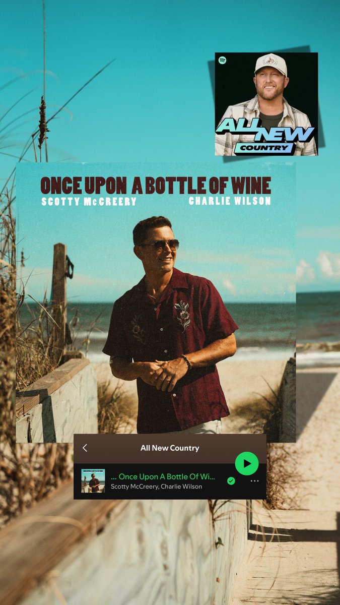 Thank you <a href="/Spotify/">Spotify</a> for adding "Once Upon a Bottle of Wine" to the All New Country playlist!

Listen to the playlist:
open.spotify.com/playlist/37i9d…