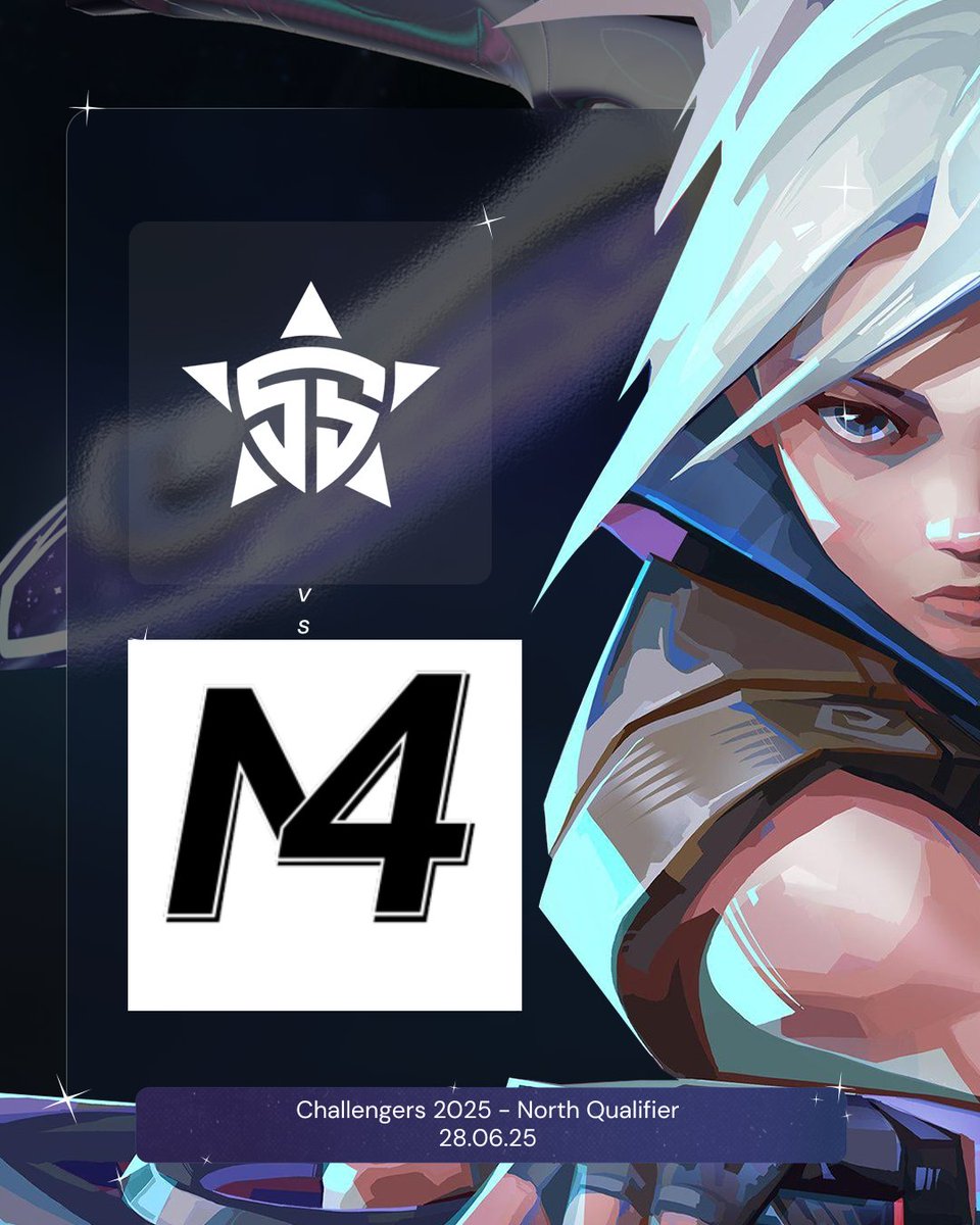 Match nr 2 for the day incoming!

🆚 <a href="/M4LIK_val/">M4LIK</a> 
🏆 <a href="/valleague_ne/">Samsung Odyssey Challengers NORTH//EAST</a> LB Round 2
⏰ 16:30
📺 twitch.tv/wikdahl