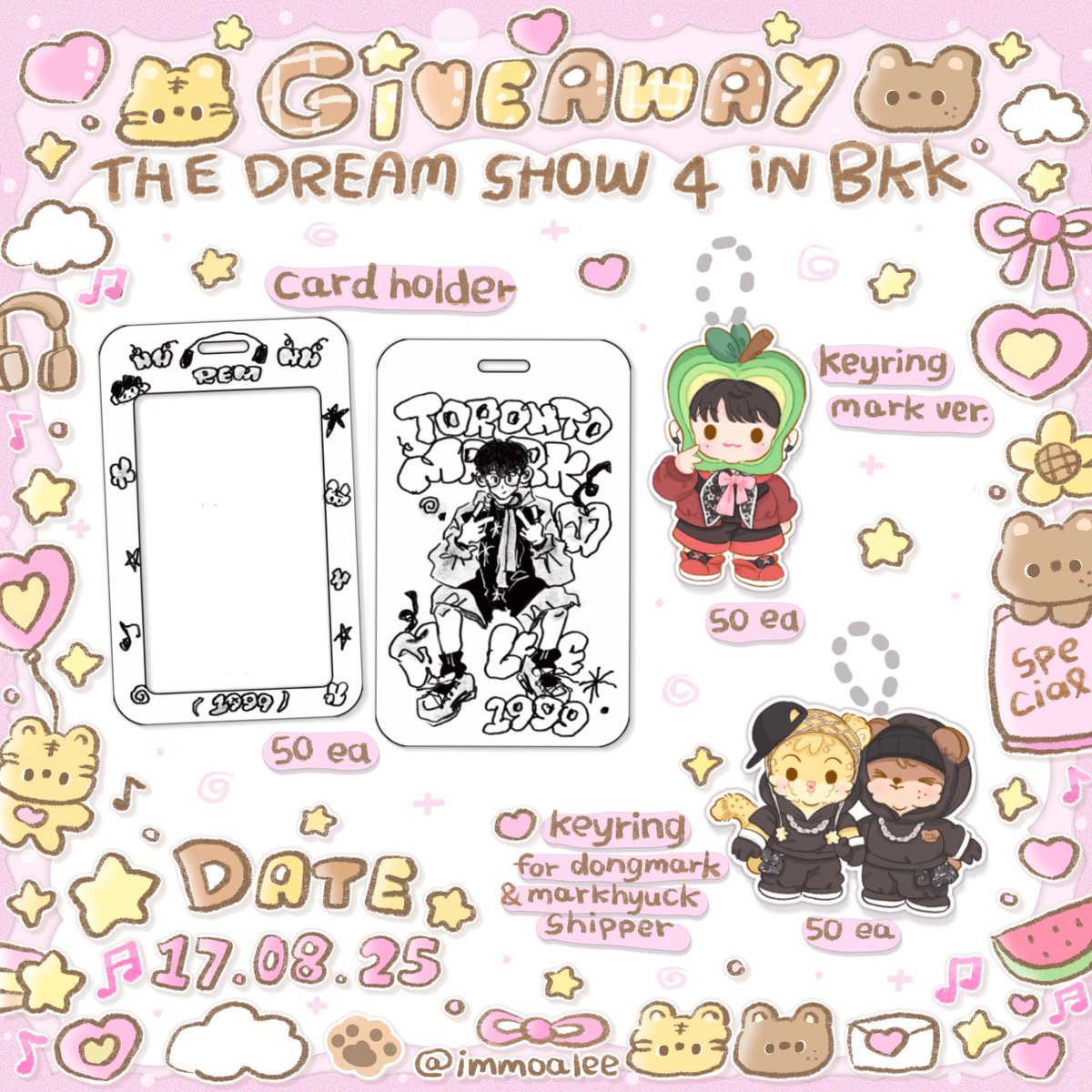 immoalee's tweet image. pls kindly rt ͡•. ͡•.
𝓖iveaway ໒꒱
the dream show 4 in bkk ⚙️
location 📬
@ rajamangala national stadium
⭑ date (16-17/08) ⭑ time : tba
-details in mention-
#NCTDREAM_THEDREAMSHOW4_BANGKOK
#TDS4INBKK