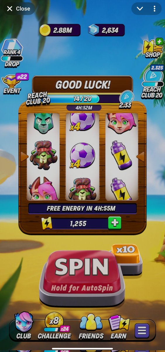 mikesmithiam's tweet photo. 💎Just hit 2.6k Diamonds in Gold Striker!
You know what that mean? Bigger @LINEUP_games airdrop coming my way🚀🔥
This game isn’t just fun – it pays to play.
More diamonds = More $LINEUP. Don’t miss out!
👇Drop your diamond count and let’s see who’s winning this airdrop race💰⚽ https://t.co/iztFSPqWkL
