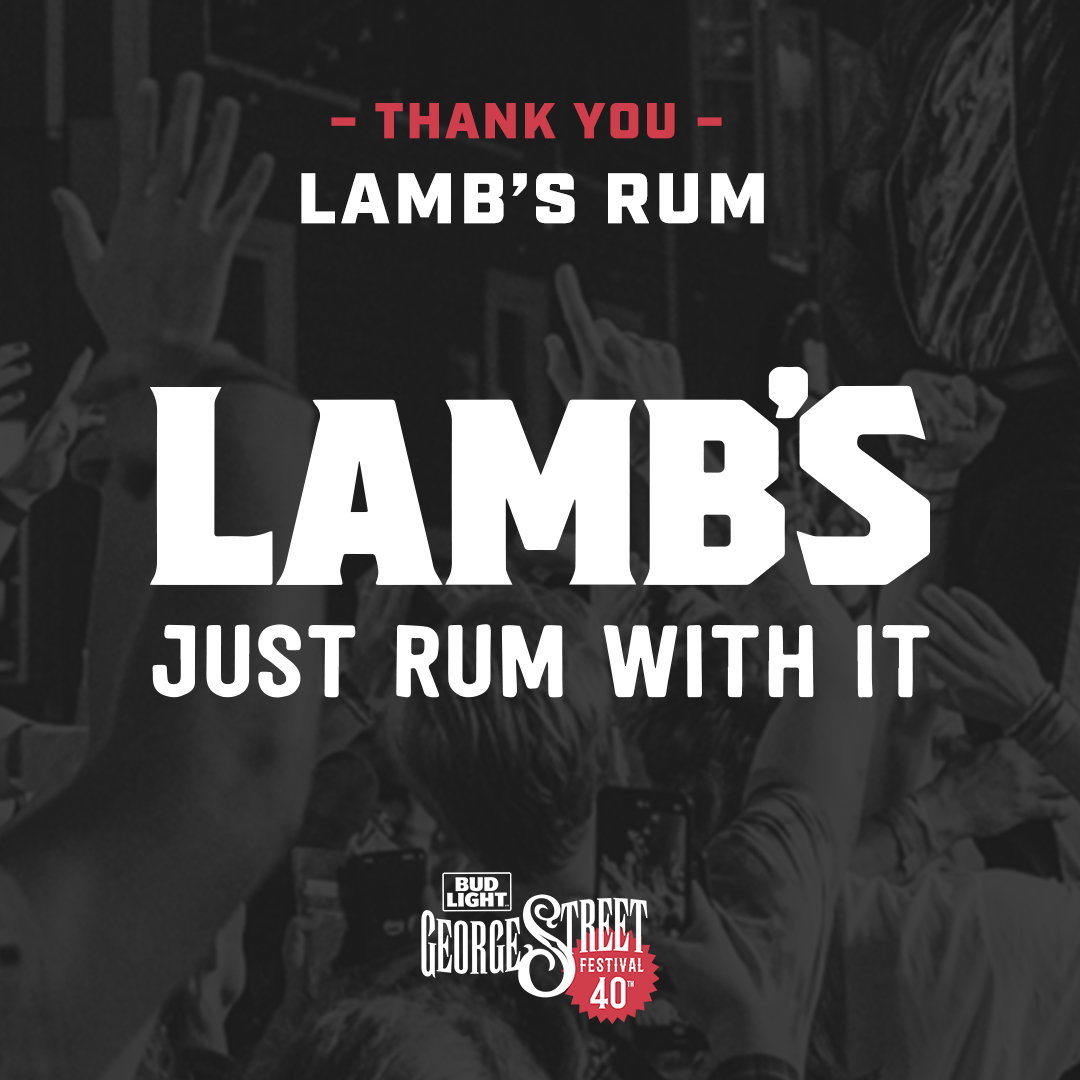 Big cheers to Lamb’s Rum for bringing the flavour to George Street this summer! 🍹🔥

From classic rum &amp; cokes to next-level cocktails, they’re the perfect fest companion.

Thanks for keeping the good times rolling!

#GeorgeStreet40 #LambsRum #YYT #ExploreNL