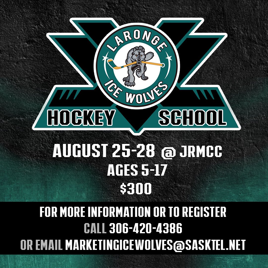 La Ronge Ice Wolves (@sjhl_icewolves) on Twitter photo Register today for the 2025 <a href="/sjhl_icewolves/">La Ronge Ice Wolves</a> Hockey School coming in August
Date: August 25-28
@ JRMCC
Ages: 5-17
Cost: $300
Get your spot early as last year’s hockey school was a sellout.
The LLRIB band covers La Ronge Band and Tri Community band members camp Register today for the 2025 <a href="/sjhl_icewolves/">La Ronge Ice Wolves</a> Hockey School coming in August
Date: August 25-28
@ JRMCC
Ages: 5-17
Cost: $300
Get your spot early as last year’s hockey school was a sellout.
The LLRIB band covers La Ronge Band and Tri Community band members camp