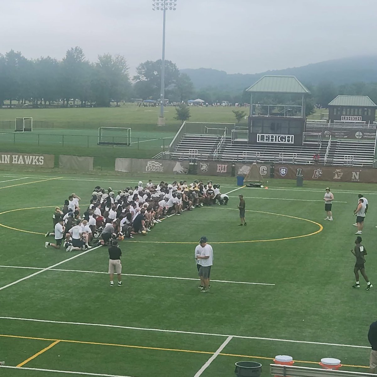 Nice work today from the big cats at the Lehigh University lineman camp! #BigCats #PPF