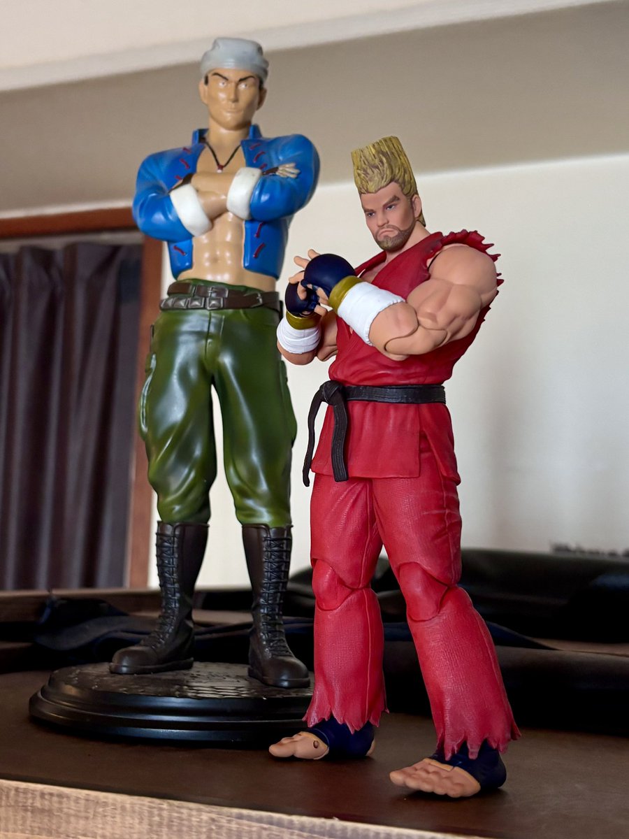 My home studio and my guardians. I’m really looking forward to Storm’s Jacky Bryant figure to add to my heroes.