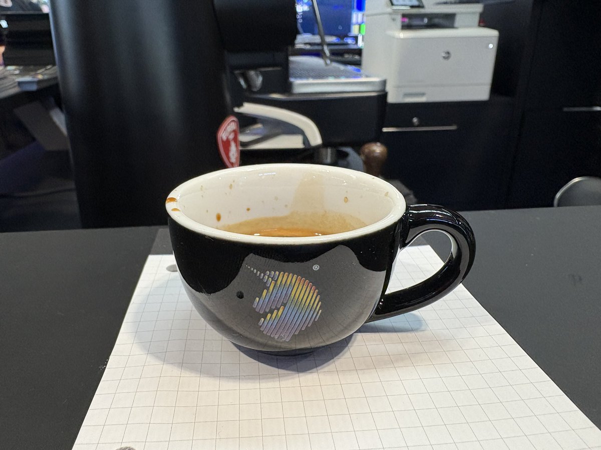 Thank you <a href="/Aaronia_AG/">Aaronia AG</a> for the espresso and the cup! ☕️ great staff! 🤗